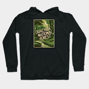 Ouachita National Forest Vintage Travel Poster Hoodie